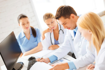 Fototapeta premium team or group of doctors working