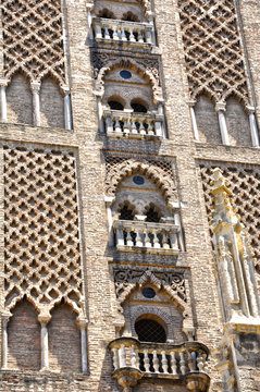 Giralda de Sevilla, alminar, &eacute;poca almohade, sebka