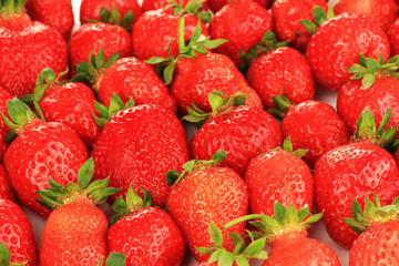 Fresh strawberry close up