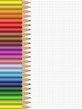 Matite colorate set 02 foglio