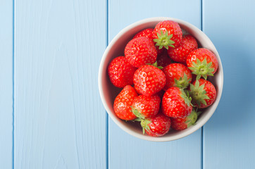 Strawberry Bowl Overhead