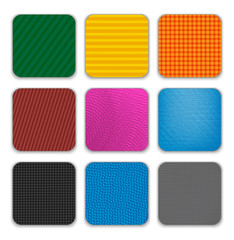 Colorful app icon templates background