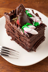 Chocolate Cake Slice