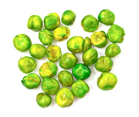 String beans isolated on a white background