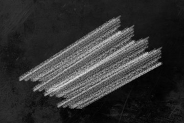 Kreideschraffur auf einer Tafel © kunertus