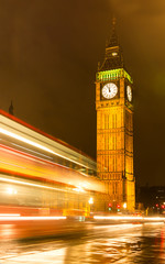 Fototapeta na wymiar Big Ben at night, London