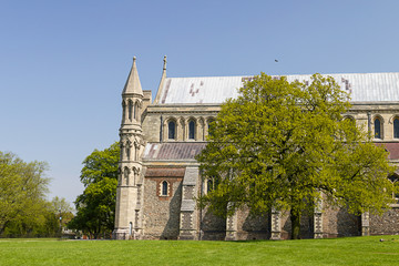 Cathedral and Abbey Church of Saint Alban in St.Albans, UK