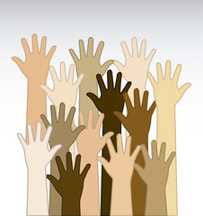 Obraz premium hands design