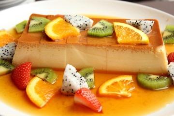 Delicious creme caramel
