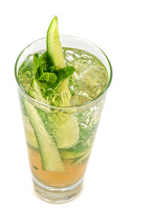 cocktail with cucumber
