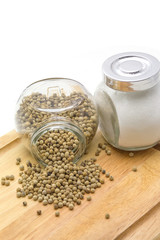 bottles of salt and pepper