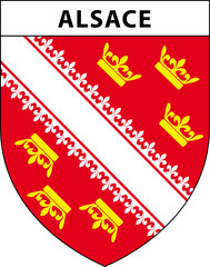 Blason région Alsace