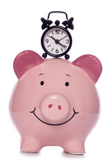 time is money piggy bank