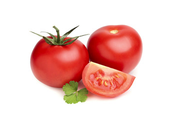 Tomatoes with parsley.