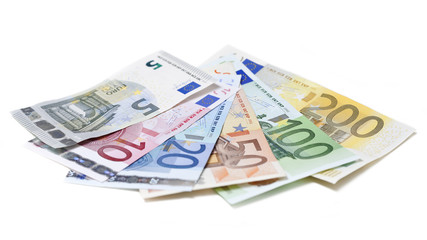 Obraz na płótnie Canvas Pieniądze, euro, pieniądze. Banknoty