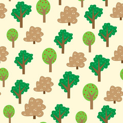 tree seamless pattern