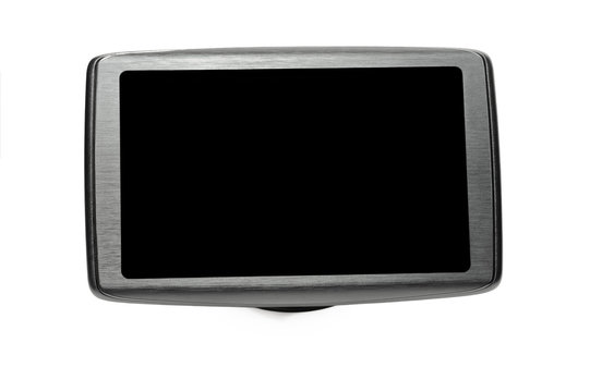 Navigatore gps con schermo nero