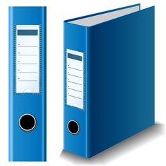 Blue binder