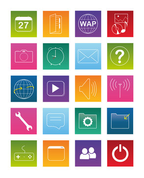 Icons Handy App Phone Smartphone Tablet Web 5