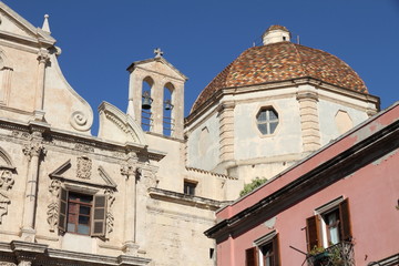 Fototapeta na wymiar Kościół San Michele, Cagliari, Sardynia, Włochy