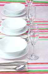 elegant holiday table setting