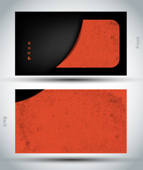Background or Template for Modern Business - Card