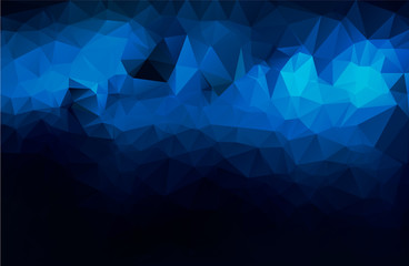 Abstract  background blue black vector illustration - 53262155
