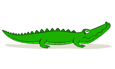 Fototapeta premium Cartoon Alligator