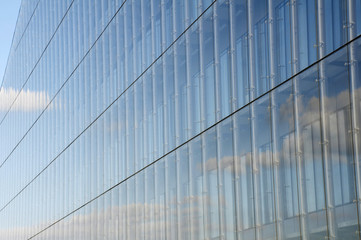 modern glass office building
