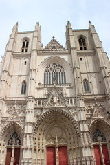 Fototapeta na wymiar Die Kathedrale von Peter und Paul in Nantes