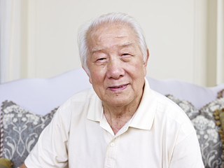 portrait of a senior asian man