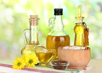 Useful linseed oil and pumpkin seed oil