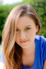 Naklejka premium Portrait Of Beautiful Young Woman