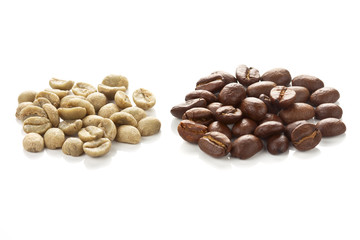 Coffee beans. Washed coffee.