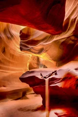 Keuken foto achterwand Donkerrood antilope canyon, az