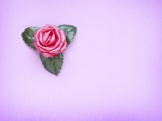 Pink flower fabric