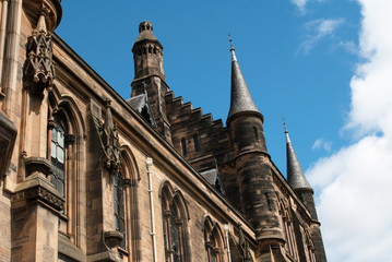Glasgow University's towers