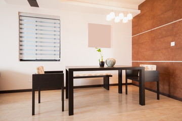 modern dining room