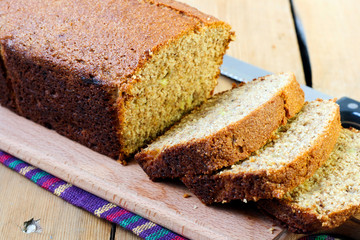 Whole wheat banana loaf