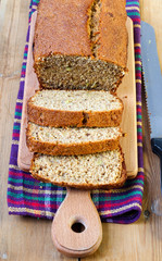 Whole wheat banana loaf