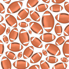 football seamless pattern