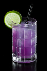 Purple cocktail