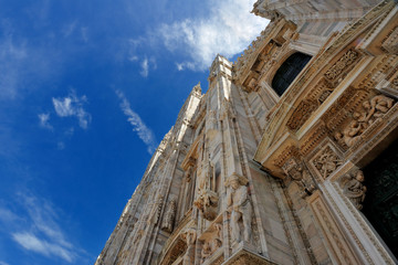 Milano - Duomo visto dal basso