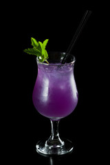 Purple cocktail