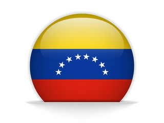 Venezuela Flag Glossy Button