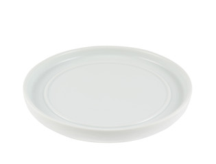 White ceramic dish plate