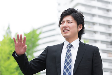 ビジネスマン　拒否