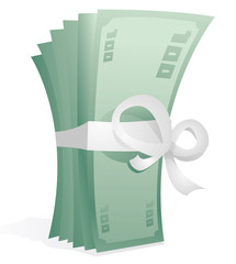 Money Prize Gift / Dollar Bills