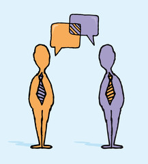 Business negotiation / Businessmen dialog