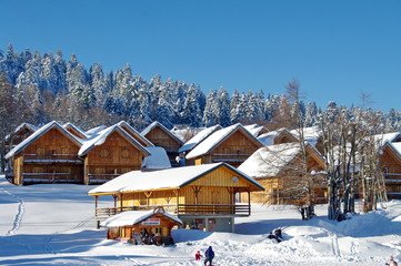 station de la féclaz -savoie